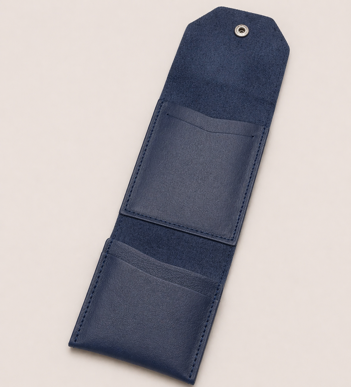 Leder Portemonnaie – Blau
