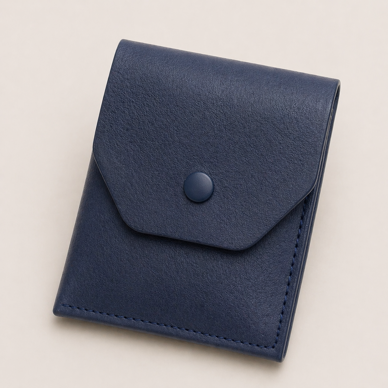 Leder Portemonnaie – Blau